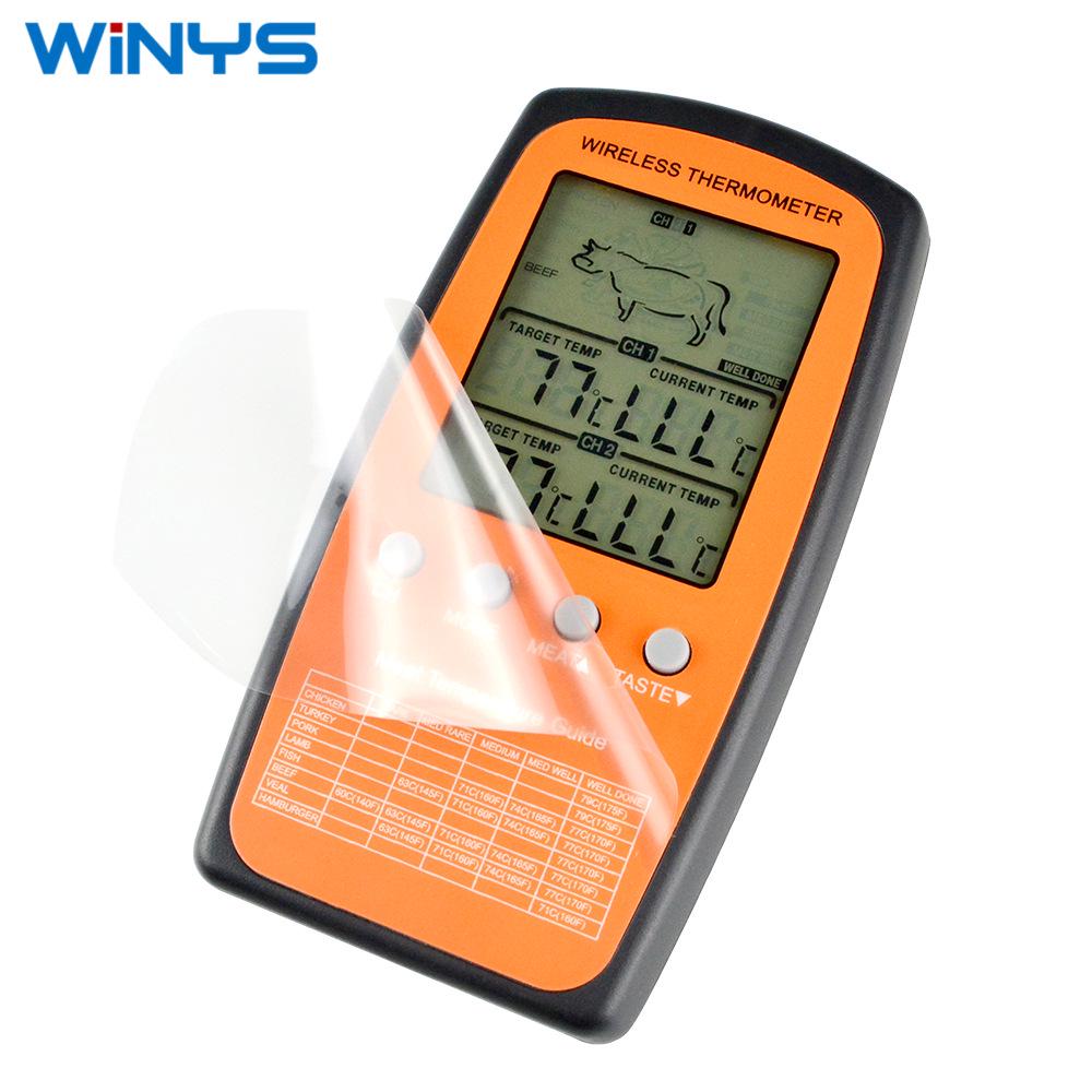 Беспроводной пищевой термометр с двумя щупами для барбекю, выпечки, приготовления конфет и жарки с функцией умного будильника