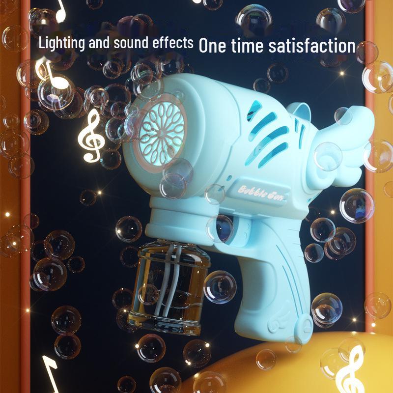 "Leak-Proof Automatic Bubble Machine Toy for Children - Douyin Style"