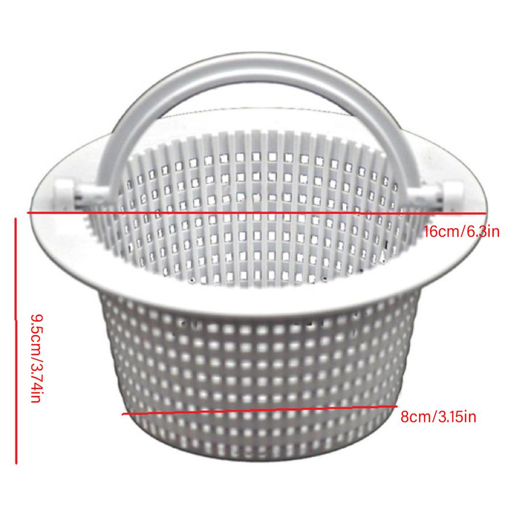 Swimming Pool Skimmer Basket Replacement for Hayward Spx1091c SP1091LX SP1091WM Pool Cleaning Supplies 16cm Plastic