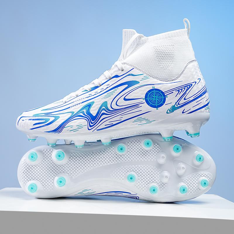 2024 Мужские футбольные бутсы большого размера Сверхлегкие футбольные бутсы для мальчиков Кроссовки Нескользящие футбольные бутсы AG/TF Ботильоны унисекс