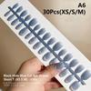 30Pcs Cat Magnetic Press On Nail Pretty Fake Nails Detachable Full Nail Tips Wearable Fake Nails Simple Artificial Art Decor