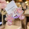 2PCS New Cute Colorful Sparkling Flowers Princess Headwear Kids Elastic Hair Bands Children Hair Ropes Girls Hair Accessories