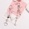 Goth Phone Charm Bow Heart Star Keychain Pendant Kawaii Key Chain Bag Phone Chain Cute Accessory For Girls Women Jewelry