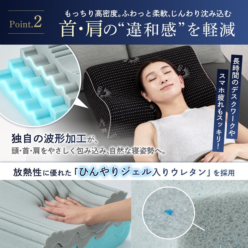 GOKUMIN Memory Foam Высота Жесткость 4 Слоя Без Шеи Японский Спящий Хороший Экстремальный Черный mirufi Подушка, Регулируемая, Регулируемая, Мягкая, Твердая, Низкая, Высокая,