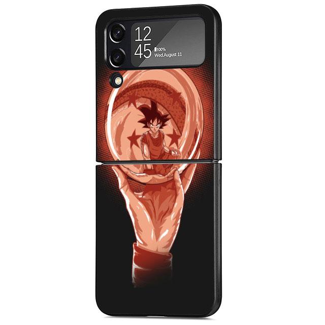 Чехол с логотипом аниме «Дракон» для Samsung Galaxy Z Flip 3 5G ZFlip Z Flip 4 ZFlip3 zflip Flip4 Flip3, черный чехол