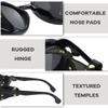 [SHEEN KELLY] Gothic Motorcycle Sunglasses Retro Round Side Shield Retro Steam Punk Sunglasses for Gentlemen