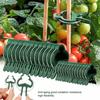 10Pcs Greenhouse Durable Plastic Garden Plant Support Clips Reusable Lever Ring Plant Fixing Clip Vine Support Clip Vine Support