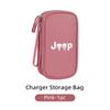 Car Interior Data Cable Storage Bag Mini EVA Case Travel Pack For Jeep Renegade Compass Grand Cherokee Wrangler JK Patriot Liber AJY1