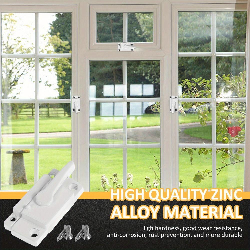 Anti-Theft Window Sash Locks Zinc Zinc Zinc Alloy Crescent Lock Window Lock Buckle Child Safety Protection
