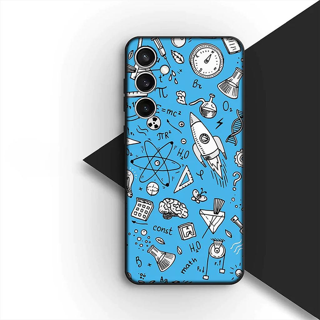 Химико-математическое уравнение Формула Чехол для телефона для Samsung Galaxy S20 S22 S21 FE Ultra Plus A07 A17 A15 A16 A25 A57 A37