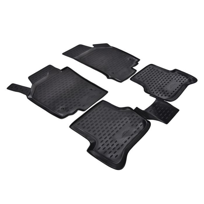 Tapis De Sol En Caoutchouc 3D Exclusive J&J AUTOMOTIVE Pour Seat Leon 2 2005-2012