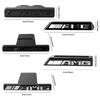 WUGL8 3D ABS Car AMG Sticker Mercedes Benz AMG Badge Logo Front Grille Emblem Decoration Decals Auto Modification Accessories