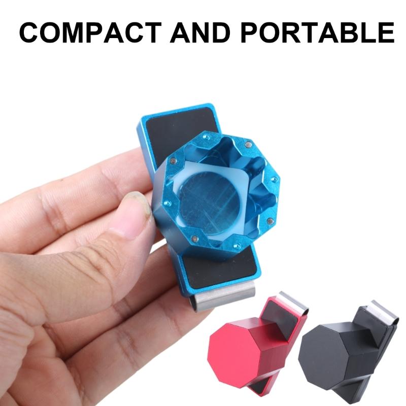 Snooker Tool Part Aluminum Alloys Small Pool Chalk Holder Billiard Chalk Case