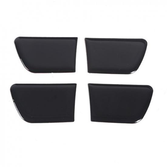 Glossy Piano Black Inner Door Handle Bowl Trim Sticker For Infiniti G25 G35 G37