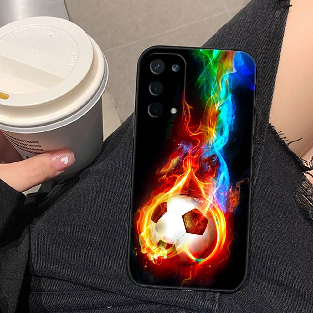 Soccer Football Ball Phone Case For OPPO F31 A5X A6X A5 A6 A17 A16 A38 A53 A54 A55 A57 A58 A60 A74 A78 A92 A93 A94 A72 A98 Cover