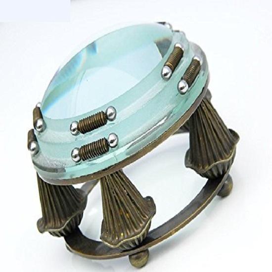 Увеличительное стекло Freehand с пятью ножками и высоким увеличением, латунь