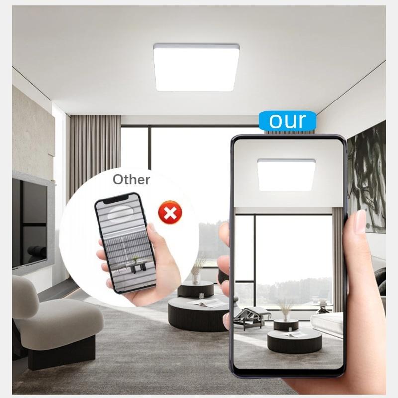 Xiaomi Square LED Ceiling Light 85-265V Energy-saving and High Brightness Bedroom Lighting 48W36W24W18W Living Room Balcony Lamp