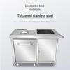 Stainless Steel Food Waste Collection Cart