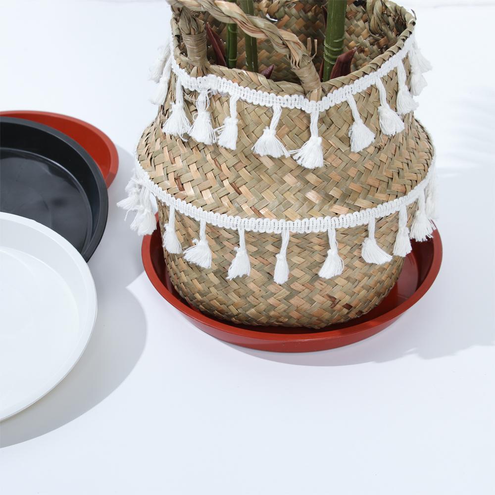 3 шт. Сверхпрочные круглые поддоны для цветочных горшков, поддоны для сбора капель, пластиковые поддоны, поддоны для помещений и улицы