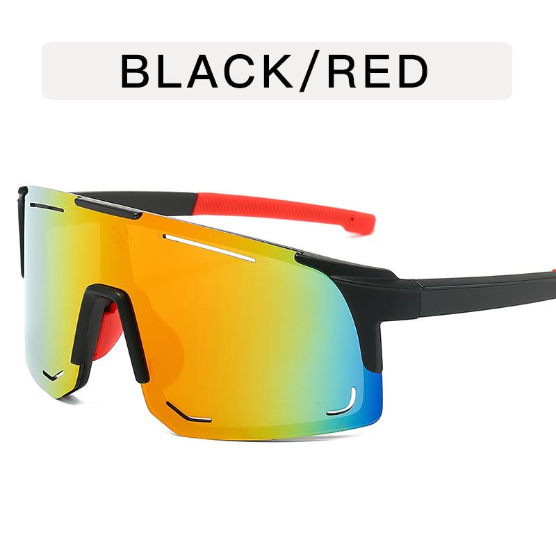Женские спортивные солнцезащитные очки, модные очки для велоспорта, для мужчин, большая оправа, цельные зеркальные очки, очки для катания на лыжах и рыбалки