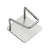 Stainless Steel Sponge Drain Rack - No Punching Kitchen Sink Cover with Steel Wire Ball Pot Brush Holder Wall Mounted Cloth Rack