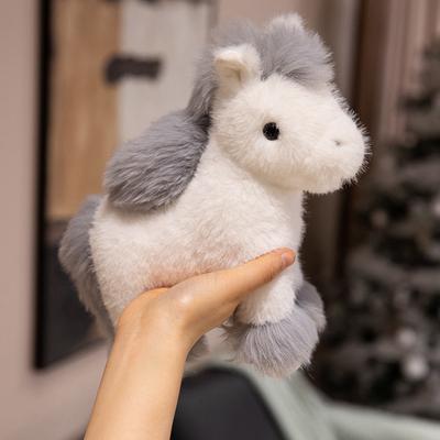 Симуляция пони плюшевая игрушка пони кукла лошадь украшение прерия маленький дикий конь кукла сувенир для путешествий