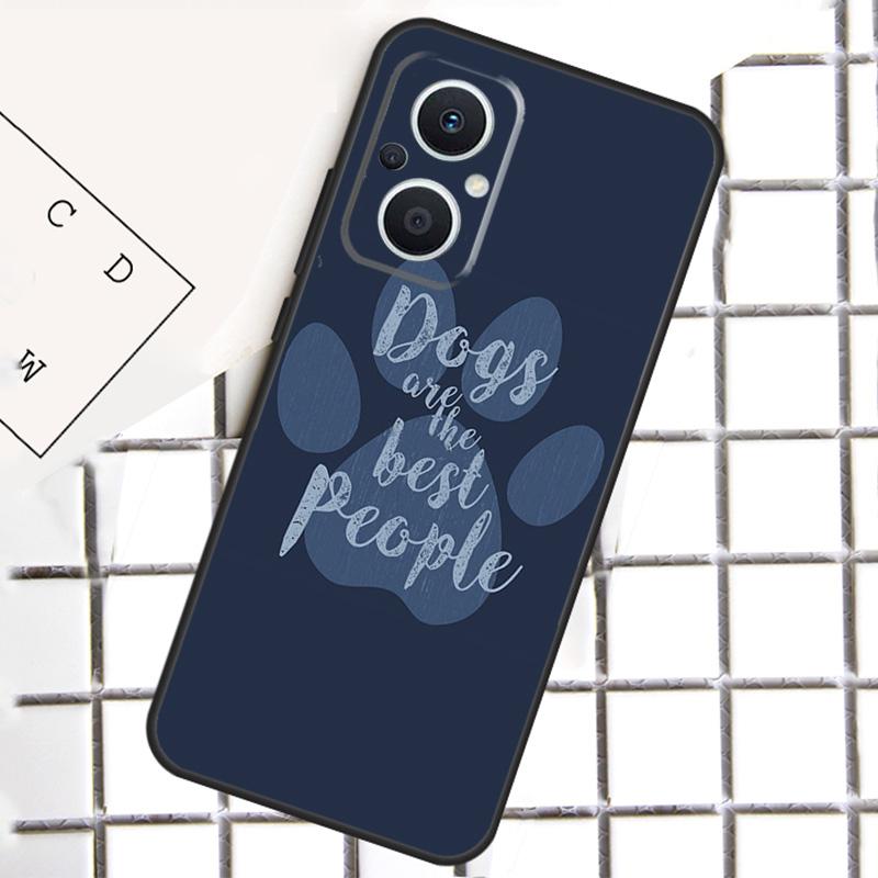 Чехол для телефона OPPO Reno 7 8 Lite 8T 10 11 12 13 14 Pro 14F, OPPO Find X9 X8 X6 X5 Pro с цветным узором лапки собаки