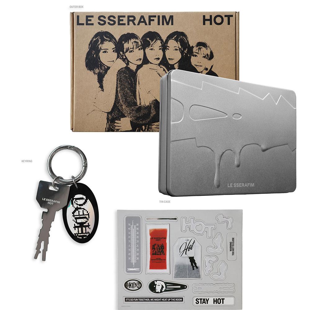 (ЖЕСТЯНОЙ КЕЙС вер.) LE SSERAFIM [HOT] 5-й МИНИ-АЛЬБОМ