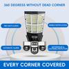 New Solar Street Light & Security Camera – Automatic Power, Smart Lighting, Three-Lens 4G WiFi Camera