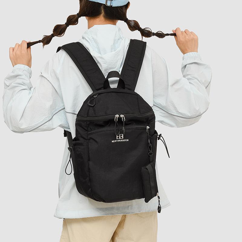 Легкий дорожный рюкзак, Женский модный, Простой и вместительный рюкзак, Спортивный альпинистский рюкзак с цветными блоками