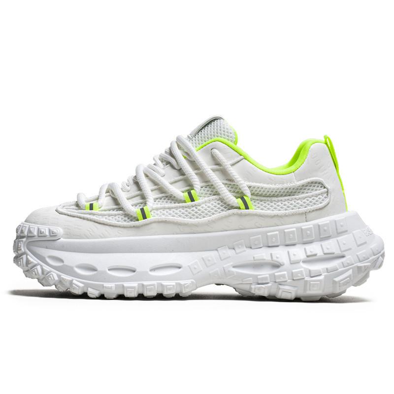 Men's Shoes Fashionable Thick-soled Heightening Sports Dad Shoes Men's Korean Version of High-end Versatile Breathable Casual Mesh Shoes