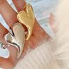 Легкое роскошное ювелирное изделие высокого класса Tide из 18-каратного золота Love нерегулярное открывающееся кольцо