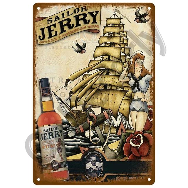 Plaque murale Vintage en métal, Plaque de Cocktail de bière pour Bar, Pub, Club, décor de grotte d'homme, affiche de peinture en