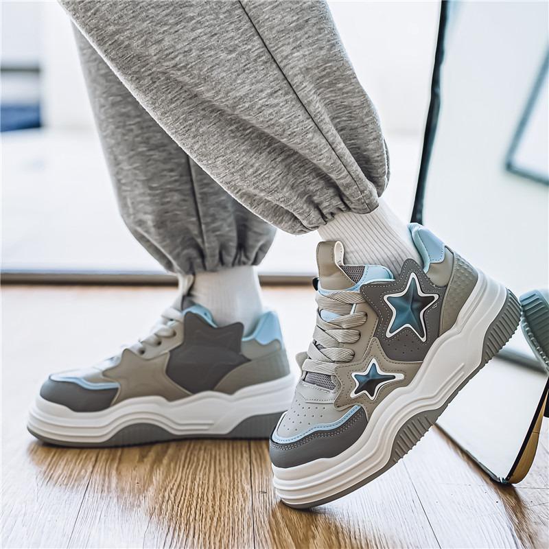 Обувь для скейтбординга на платформе для мужчин, модная мужская дизайнерская обувь для звезд, модные повседневные мужские кожаные кроссовки zapatillas de hombre