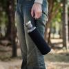Pure titanium bottle direct drinking water 500ml 600ml 750ml outdoor climbing bicycle sports ultra-lightweightrust-free wide mouth