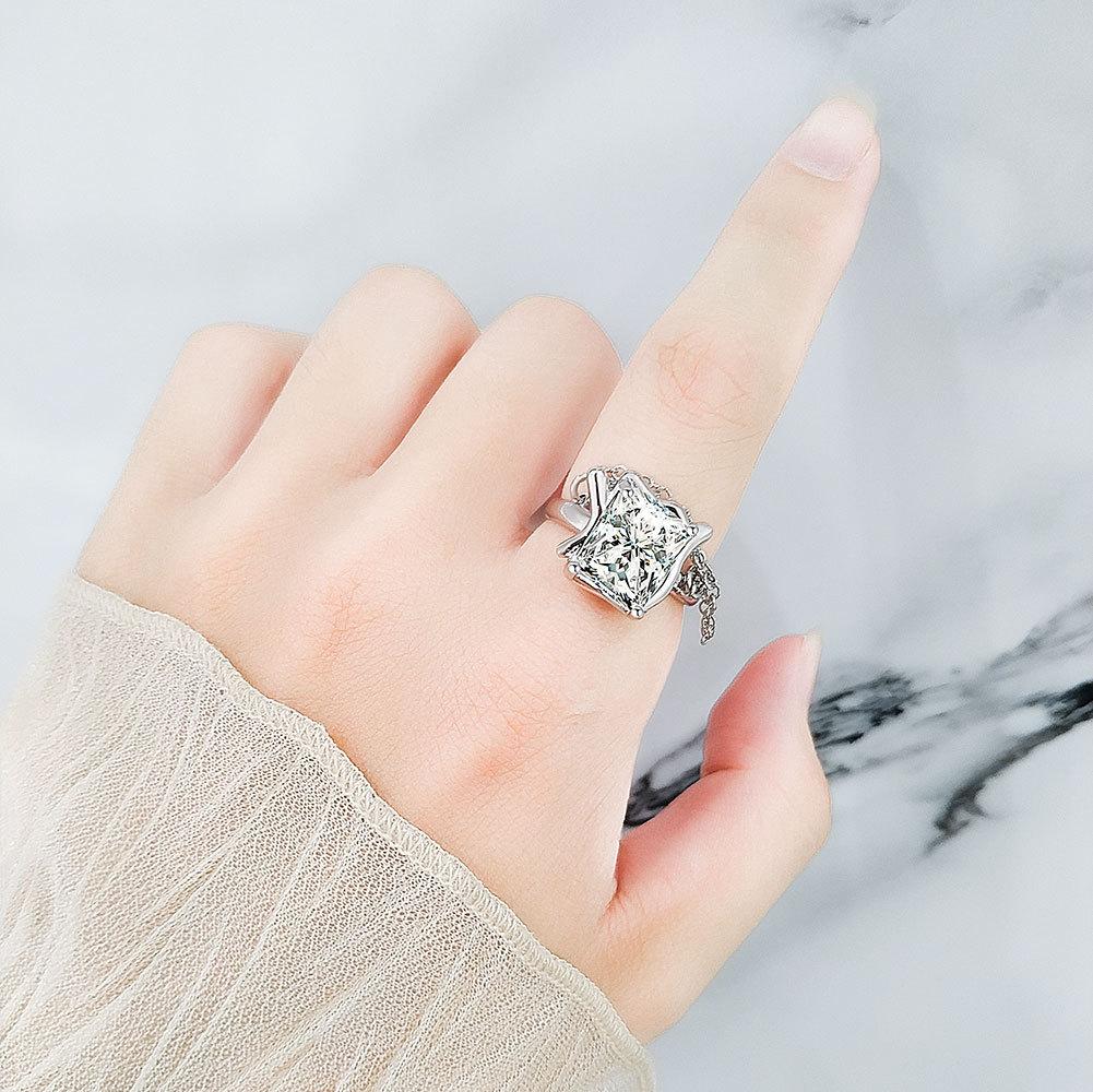 Кольцо с символом бесконечной любви, регулируемое, открывающееся, для вечеринок, ювелирные изделия, аксессуары для женщин и девушек, предложение о свадьбе, женские кольца, модное персонализированное кольцо на палец