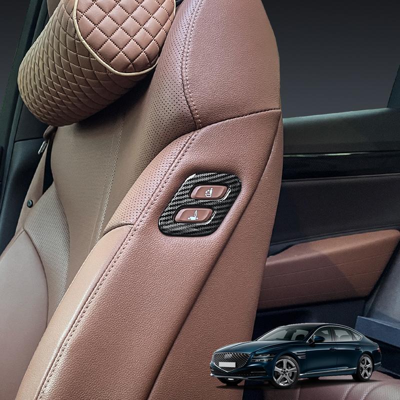 Для Genesis G80 RG3 -2025 GV70 2026 Кнопка регулировки пассажирского сиденья Боковая панель управления Накладка Аксессуары LHD