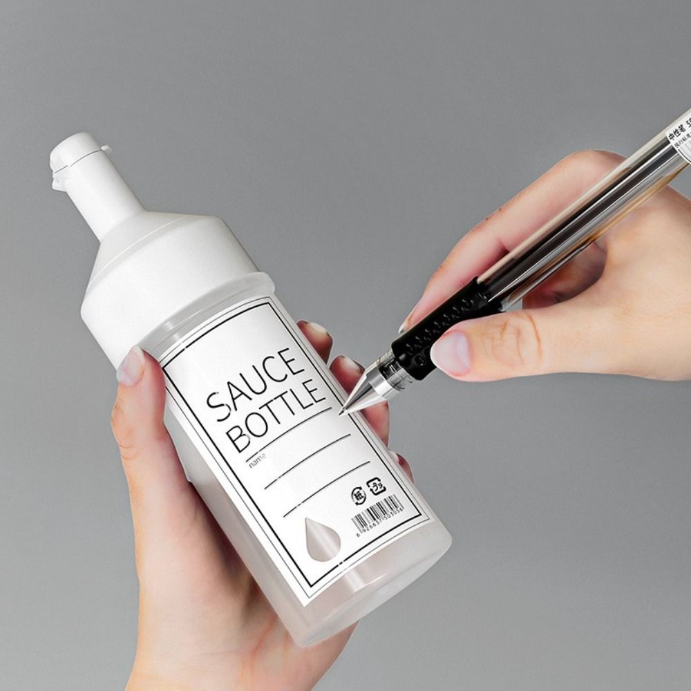 With Lids Salad Sauce Dispenser Kitchen Gadget Oil Spray Bottle Condiment Squeeze Bottles Ketchup