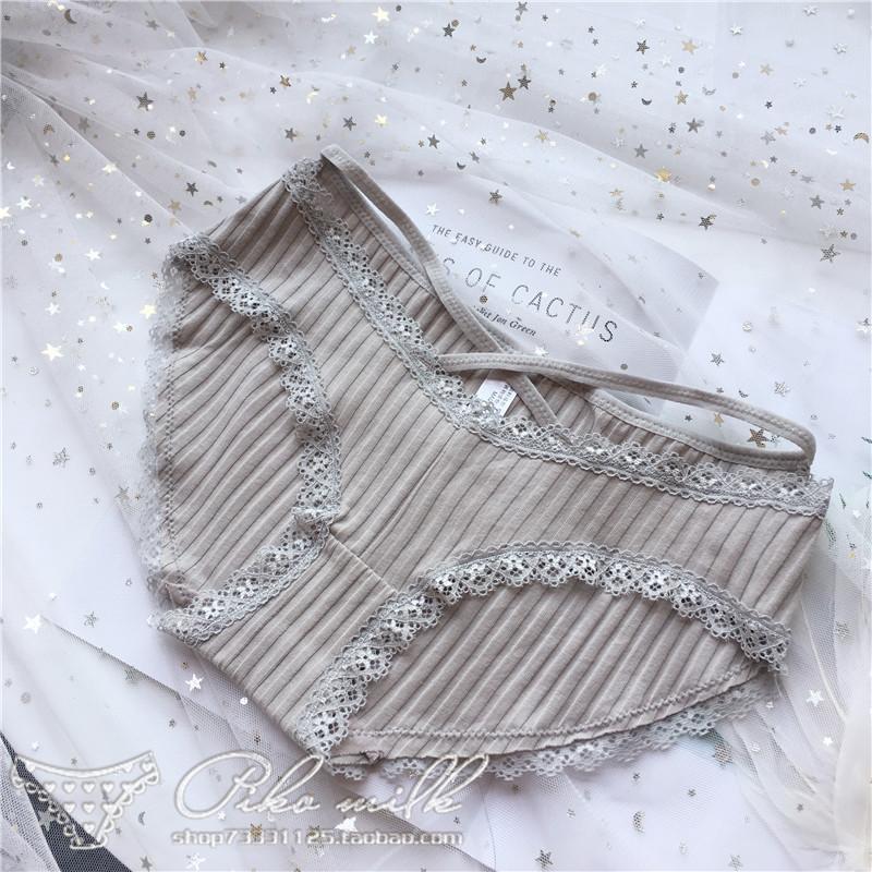 Sexy Cute Panties Lace Briefs Edge Thread Low-rise Women's Underwear