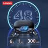 Lenovo Игровые наушники LP75 Bluetooth 5.3 с шумоподавлением, длительным временем ожидания, с микрофоном