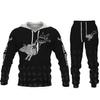 Весенне-осенний модный мужской спортивный костюм, крутые толстовки с 3D принтом, толстовки, комплекты из 2 предметов, спортивная одежда, мужская одежда, костюм