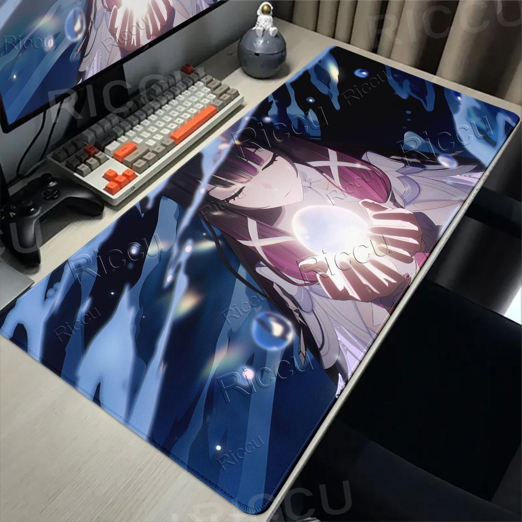Cute Genshin Impact Columbina Pettern Mousepads Gamer Locking Anime Edge Computer Game Large Rubber Art Mousemat Laptop Desk Mat