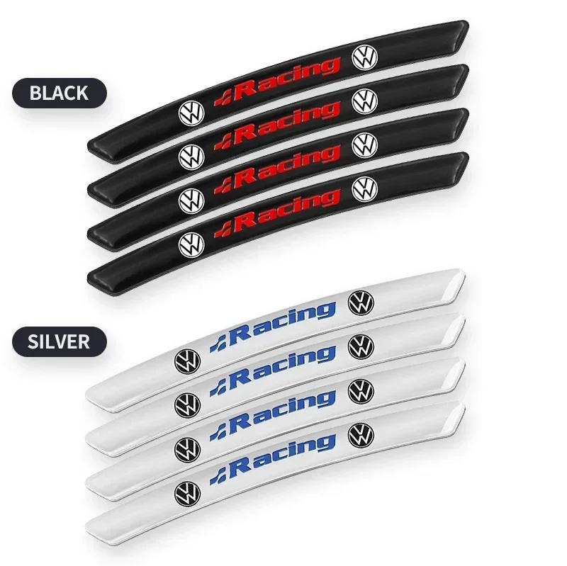 Car Wheel Rim Hub Sticker Car Decoration For Volkswagen Golf GTI MK1 MK2 MK3 MK4 MK5 MK6 MK7 MK8