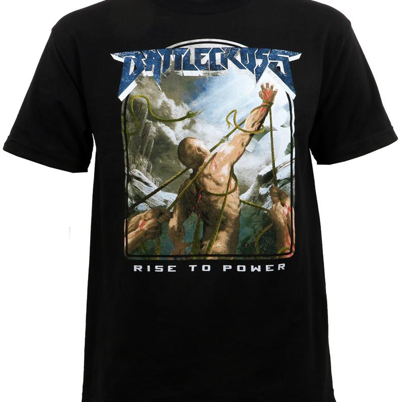 Оригинальная футболка BATTLECROSS Band Rise To Power Обложка Альбома S Новая
