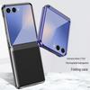 Прозрачный гальванизированный защитный чехол для телефона Samsung Z Flip7 для Galaxy Z Flip 3/4/5/6