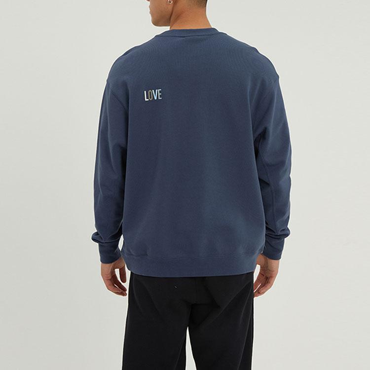 Nike Sweatshirts Men's Blue Crew Neck Moderate Regular DR7834-437