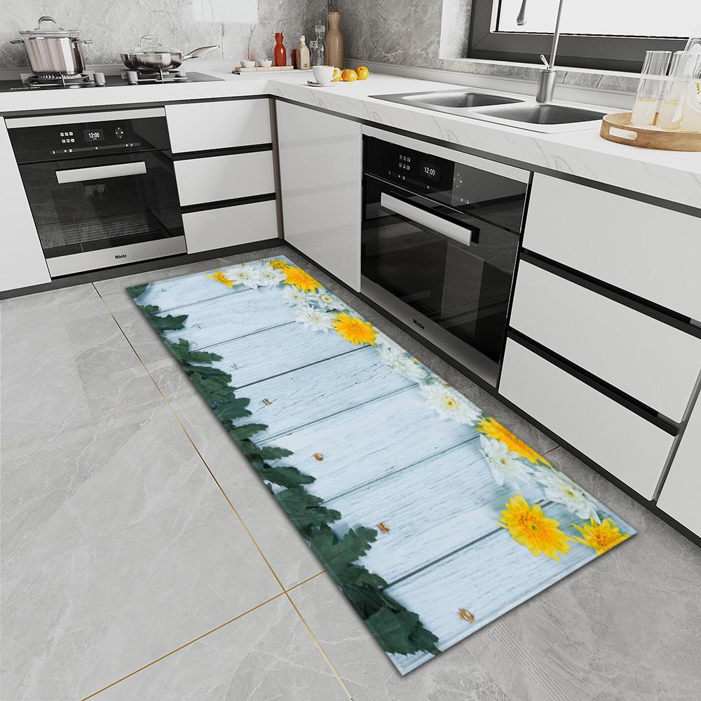 Коврик для кухни, коврик для входной двери, ковер для спальни, коридора, ванной комнаты, нескользящий пол, ковер с рисунком для гостиной