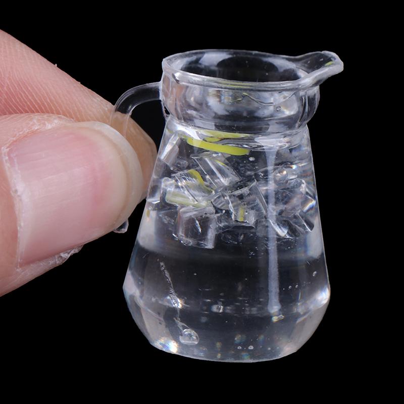 3шт кукольный домик миниатюрная еда лимонный сок кувшин для мебели кукольного домика