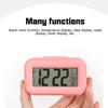 Многофункциональный цифровой будильник с электронным цифровым экраном, настольные часы с дисплеем даты и температуры с ночной подсветкой