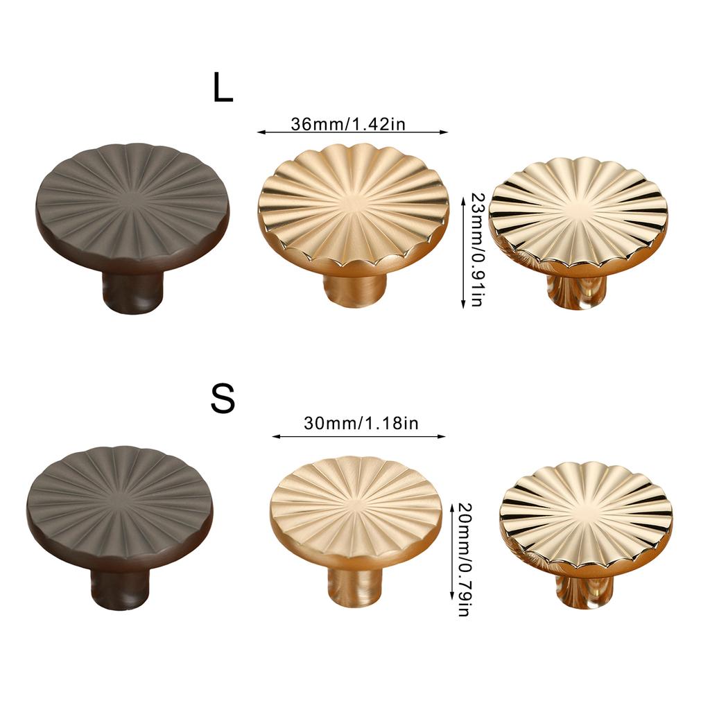 Набор из 6 элегантных ручек для ящиков, отделка матовая латунь, ручка из цинкового сплава для современной минималистичной домашней декорации, для ежедневного использования